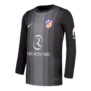 Camiseta Portero Niño Manga Larga Negra 25/26
